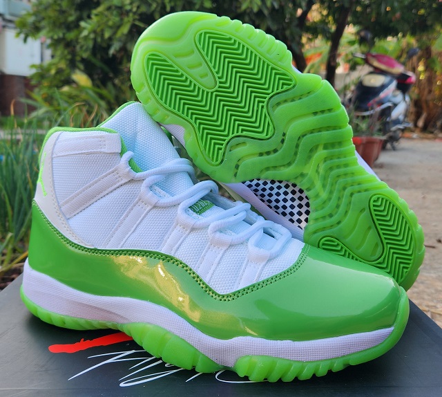 Air Jordan 11 Retro White Apple Green